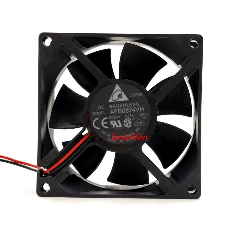 原装DELTA/台达 AFB0824VH 24V 0.21A 8025 双滚珠变频器散热风扇