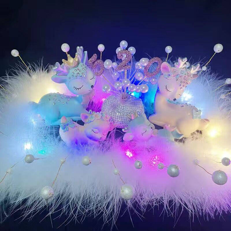 镶钻款车内装饰一路平安鹿汽车香水摆件创意摆件女可爱保平安带灯,汽车用品/电子/清洗/改装,摆件,淘宝优惠券,粉丝福利购,淘宝优惠卷