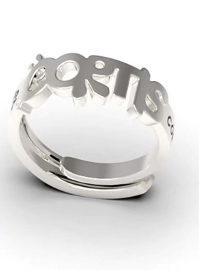 新款男团出道马丁同款戒指定制款高品质粉丝应援周边指戒女礼物。