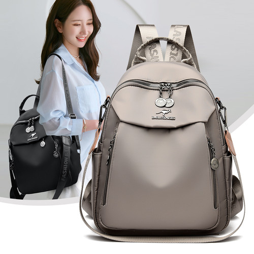 高质感双肩包女2025秋冬新款牛津布大容量通勤包女士户外旅行背包