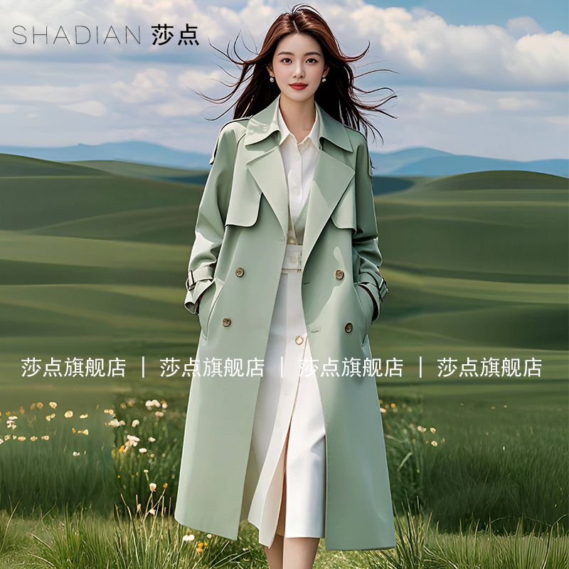 风衣外套女中长款2025新款春秋今年流行英伦风气质工装高级质感