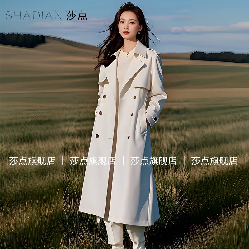 风衣女中长款2026春秋新款气质宽松外套英伦风高级感女外套中长款