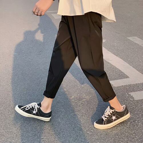 夏季韩版薄款直筒百搭休闲长裤