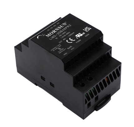LI60-20B24PR2金升阳导轨安装AC开关电源24V/2.5A 轨道安装HDR-60