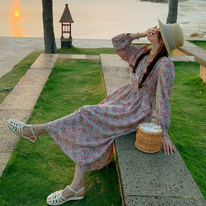 现货新款碎花连衣裙273 2313 P115168,女装连衣裙,浙宝273