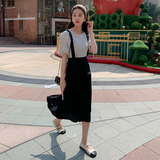 2023年夏季新款真两件套条纹T+连衣裙2732312P140K198，女装运动套装，浙宝273