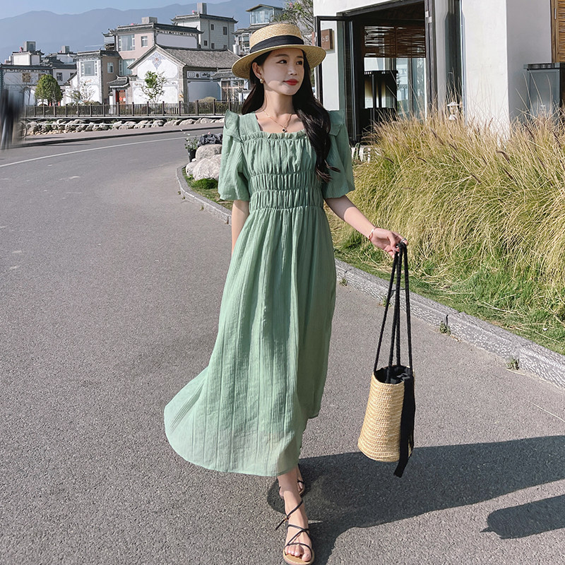 现货新款法式风格连衣裙2732335P115控168,女装连衣裙,浙宝273