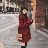 现货小个子牛角扣呢大衣A07P165控价238，女装毛呢外套，浙宝273