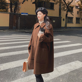 双面羊绒已爆现货中长款大衣273809P215298量大从优，女装毛呢外套，浙宝273