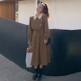 现货2023春装撞色新款连衣裙2304P125178有买家秀，女装连衣裙，浙宝273
