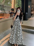 现货2021碎花连衣裙2123P95控价控价158，女装连衣裙，浙宝273