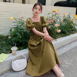 新款咖色连衣裙2356P115控169，女装连衣裙，浙宝273