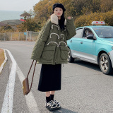 新款羊羔毛内胆派克服273337P195控价288，女装棉衣/棉服，浙宝273