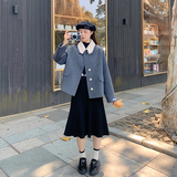 新款双面羊绒80毛小短款273230P235控价358，女装毛呢外套，浙宝273