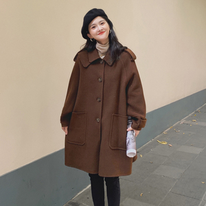 双面羊绒已爆现货中长款大衣273 809P215298量大从优,女装毛呢外套,浙宝273