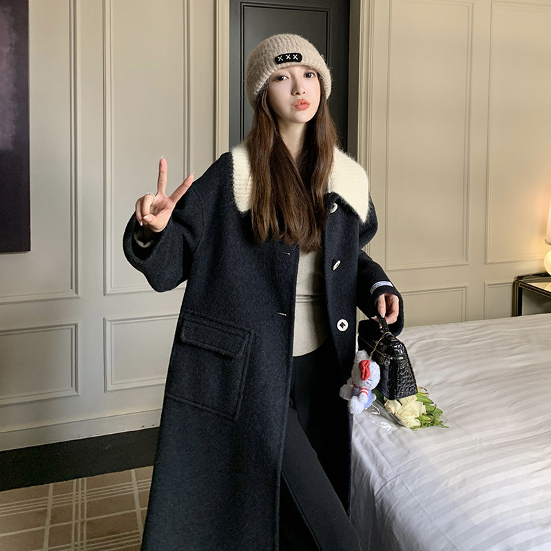 新款高品质双面羊绒2738310P300控468,女装毛呢外套,浙宝273
