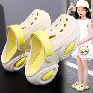 兒童拖鞋 洞洞鞋 防滑防臭夏季 海邊可下水沙灘涼拖女孩 女童2025新款