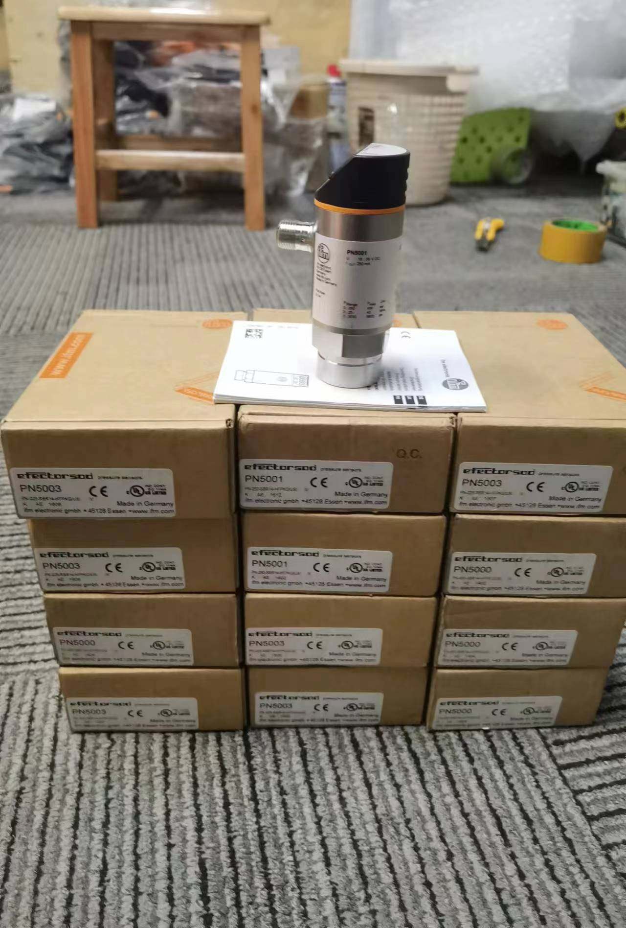 假一罚十 IFM PN5000 PN5001 PN5002 PN5003 PN5004压力传感器