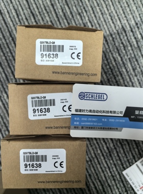 假一罚十 BANNER Q3XTBLD-Q8  LT3PIQ 传感器现货