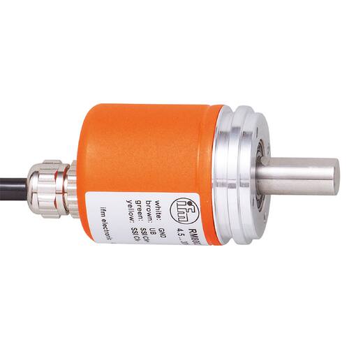 假一罚十 IFM  RM8002带实心轴的式多圈编码器