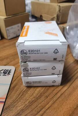 假一罚十 IFM E2D101 E2D110  E2D112光电测距传感器的安装组 现