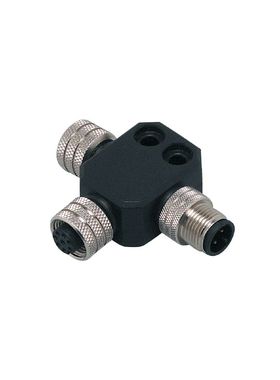 假一罚十 IFM T形分配器 E11566 T SPLITTER M12/2XUS