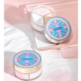 卡婷三色芙蓉蜜粉定妆持久控油防汗不脱妆c1微珠光c2哑光定妆散粉