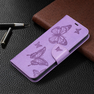 A12 for A25 galaxy A71 A50S A50 A30S Samsung Case Butterfly A51 A32 A52 S21FE S23ultra Leather