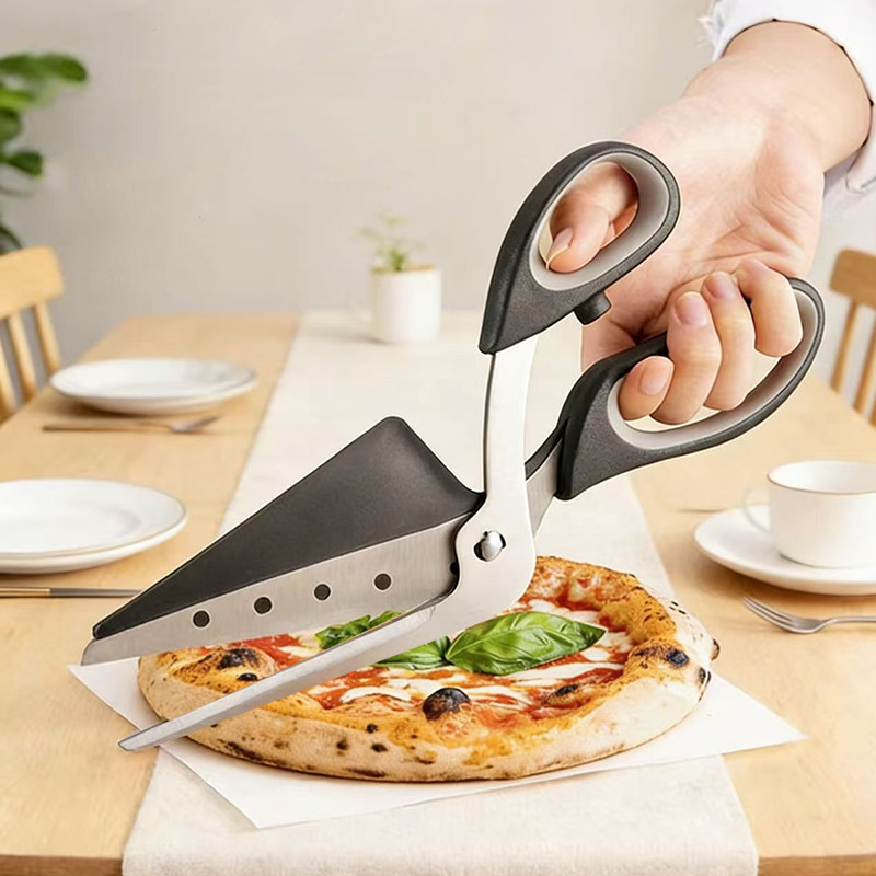 披萨刀多功能铲可拆卸披萨剪Pizza cutter烘培工具薄饼剪烘培剪刀