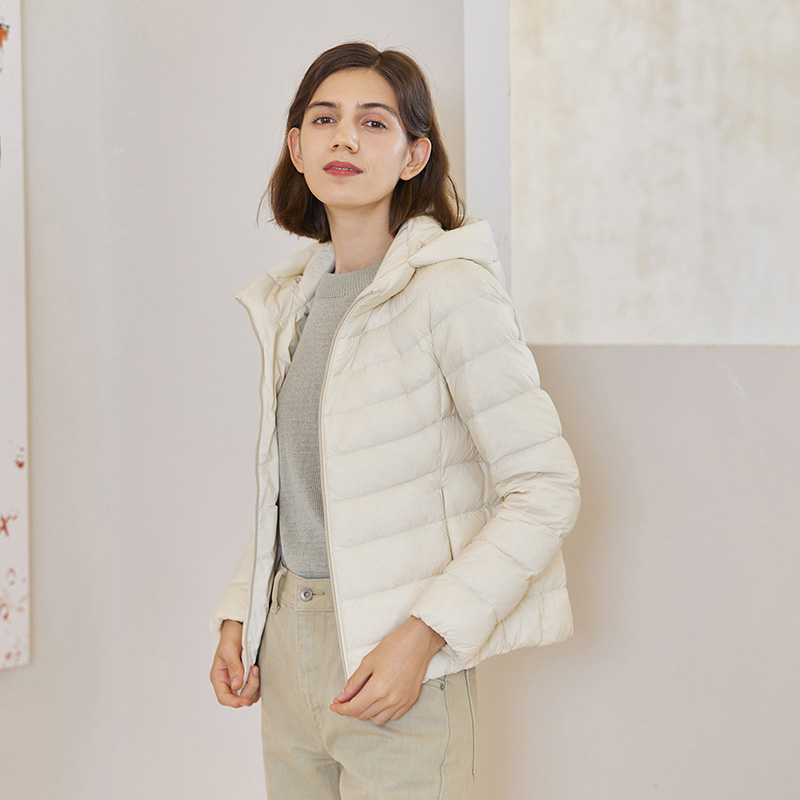 坦博尔羽绒服女2021年新款短款轻薄连帽修身时尚休闲冬季保暖外套_淘宝内购会_女装/女士精品