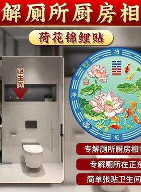 先生推荐搬家新房卫生间墙上镇宅