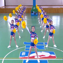 儿童啦啦操服装拉拉队足球宝贝表演服中小学生运动会开幕式演出服