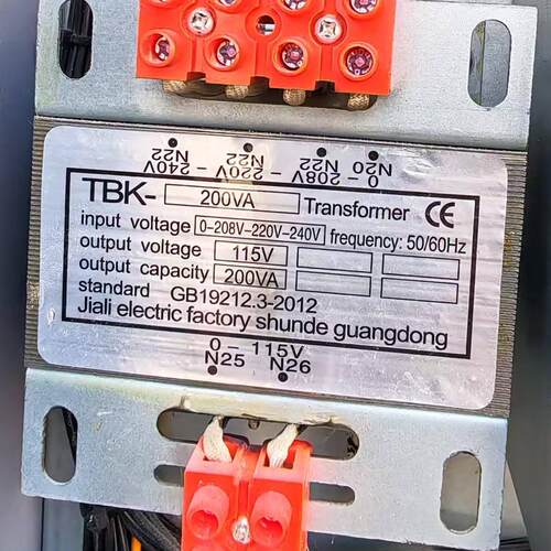 TBK-200VA 电梯变压器 220V转115V 24V TBK-776-MDS
