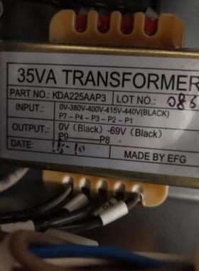 KDA225AAP3 35VA TRANSFORMER 电梯变压器 KCA225AAP1 35VA KDA22