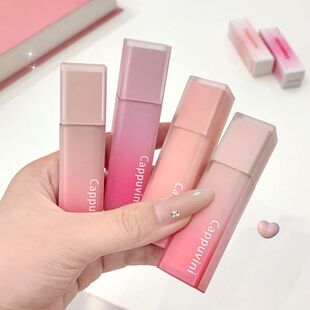 釉唇彩C国货党口红ap水雾丝绒显白平价唇puvini哑光 彩妆雾面学生