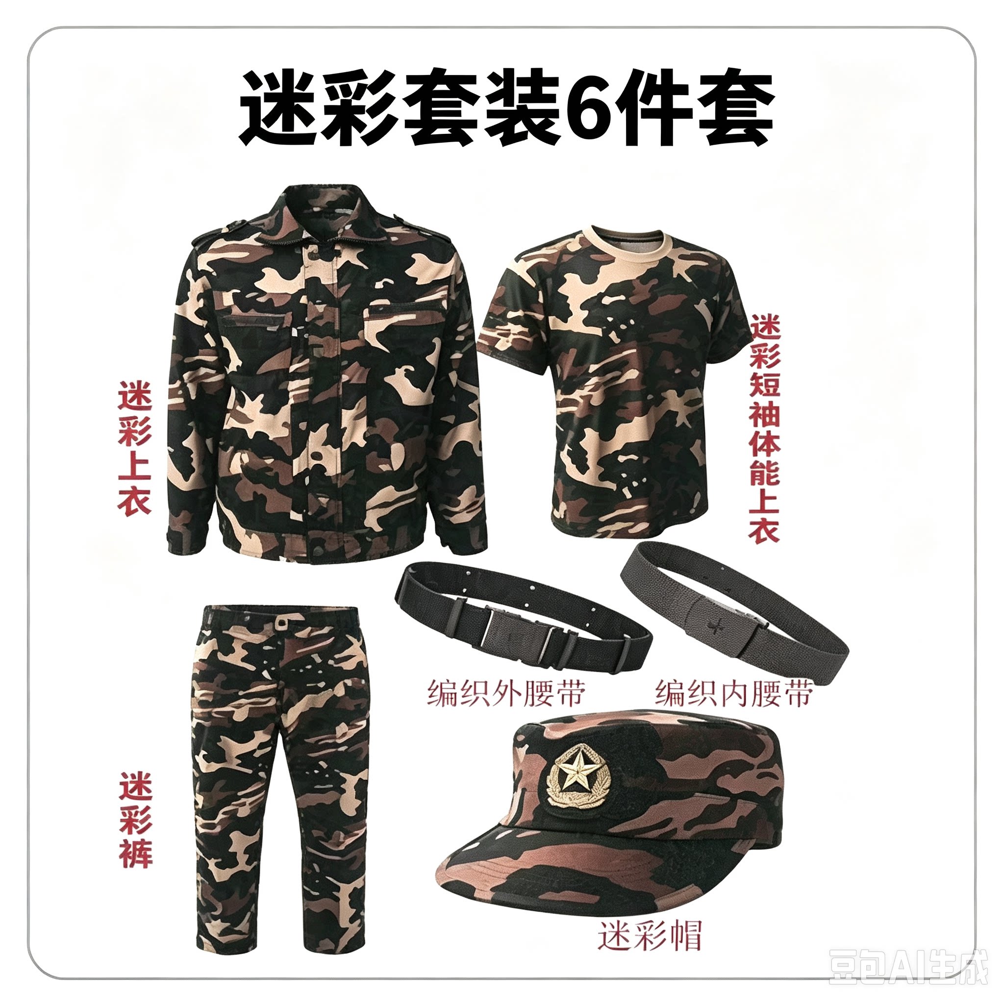 河南轻工职业学院学生全套军训服套装男女高中生大学生服装耐脏耐