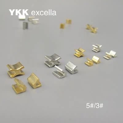 正品YKK Excella拉链 YKK3号 5号上下止工字码半工码码装拉链配件