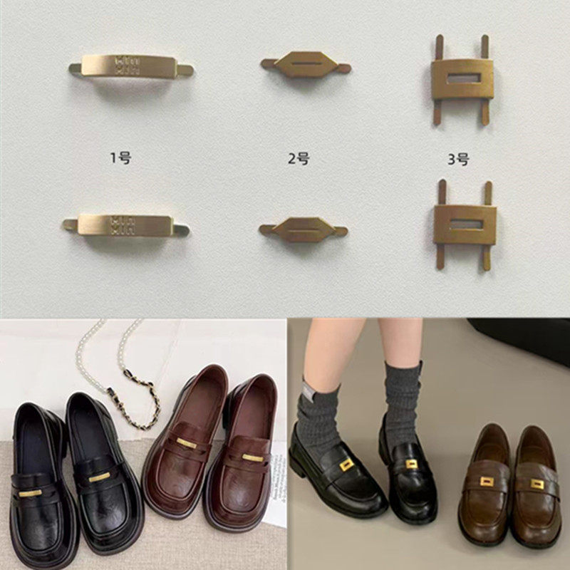 乐福鞋脚背金属装饰鞋扣鞋面古金色长条饰品男女鞋可拆卸爪扣配饰,服饰配件/皮带/帽子/围巾,鞋扣,淘宝优惠券,粉丝福利购,淘宝优惠卷