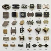 靴子侧面搭扣配饰男女鞋 面可拆卸饰品爪扣 扣配件鞋 金属装 饰鞋