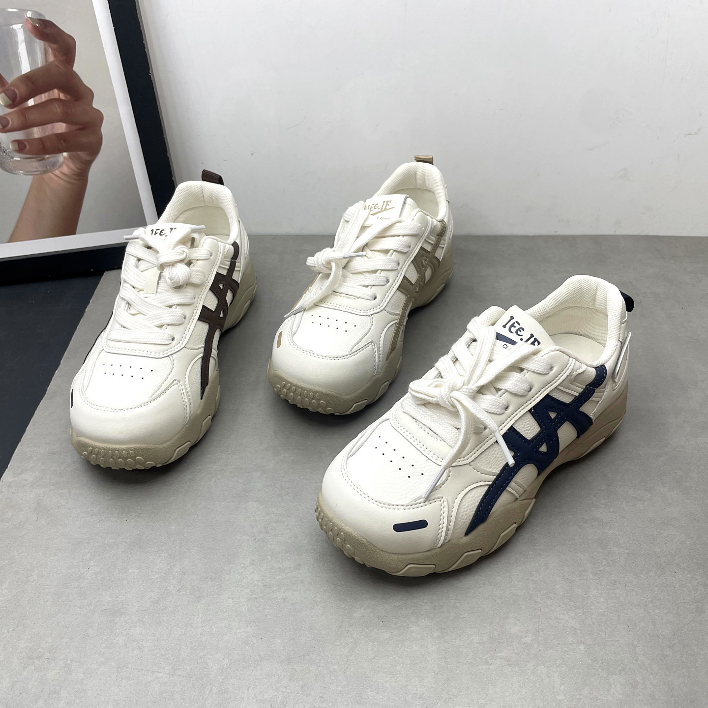 2026春季新款女鞋圆头深口系带软底舒适防滑德训鞋休闲阿甘鞋板鞋,女鞋,德训鞋,淘宝优惠券,粉丝福利购,淘宝优惠卷