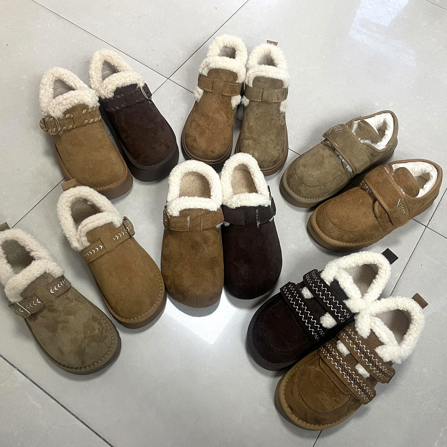 2025冬季新款女鞋圆头深口英伦风勃肯鞋厚底舒适保暖加绒女士棉鞋,女鞋,棉鞋,淘宝优惠券,粉丝福利购,淘宝优惠卷