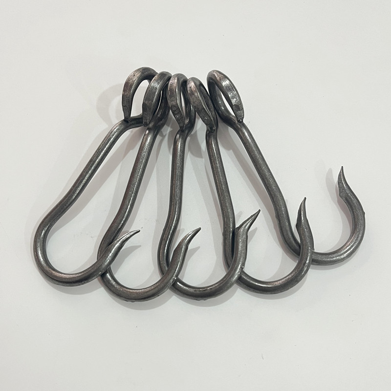 Large flat hooks, water and soil, S hooks, load-bearing iron hooks, household garden tools, lifting hooks, cargo hooks, hooks