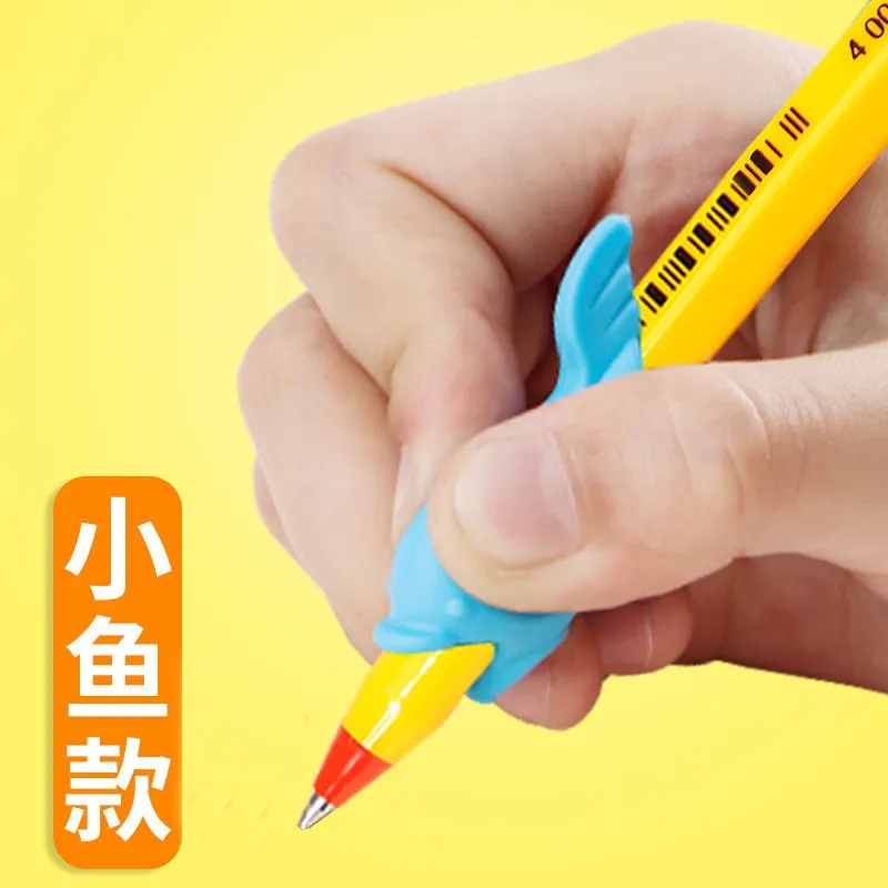 矫正器握笔器笔套幼儿初学小学生握姿软写字姿势儿童握笔护指神器