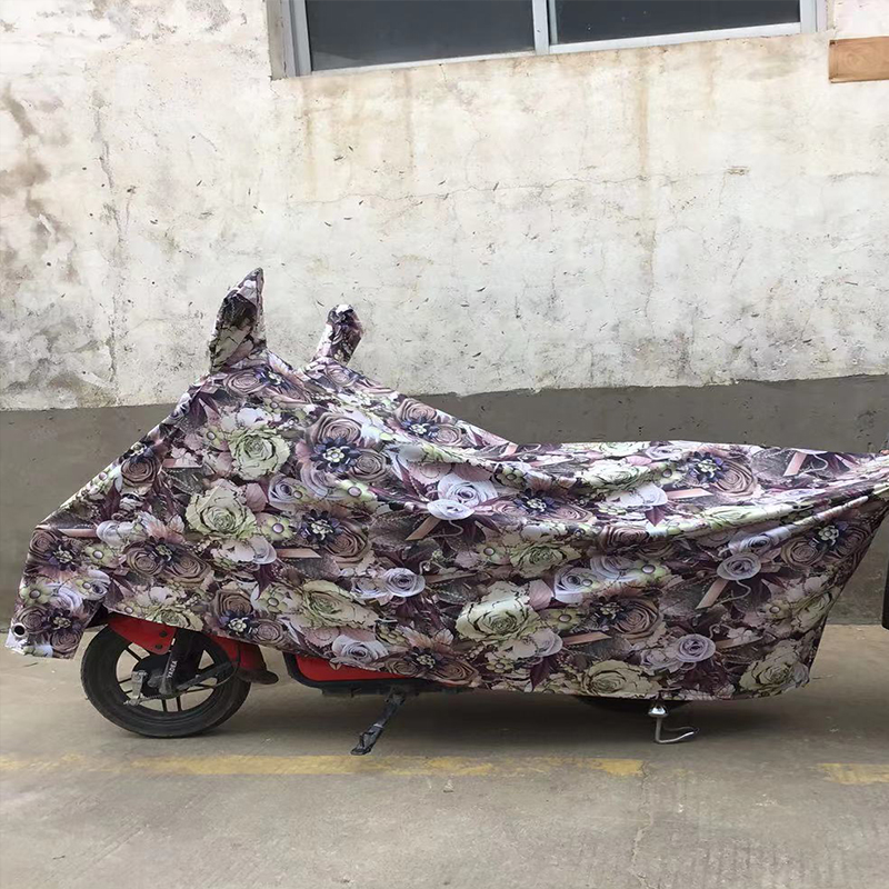 电动车摩托车车罩车衣薄款轻便防雨防晒车罩库存处理卡通图案车罩