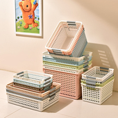 塑料幼儿园篮子杂物收纳盒玩具收纳框整理袋筐子收纳篮厨房收纳筐