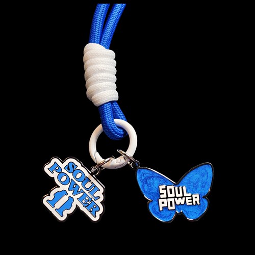 陶喆周边SoulPower蝴蝶陶吉吉钥匙扣金属挂件徽章DavidTao魔术贴