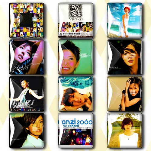 孙燕姿专辑封面磁性冰箱贴应援