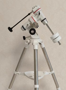 天文望远镜diy配件不锈钢三脚架EQ. EQ3赤道仪白色升级版电跟抱箍