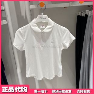 安踏儿童T恤专柜正品 362527101 25年夏女大童综训系列短袖 POLO衫