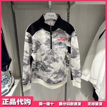 安踏儿童加绒卫衣专柜正品25年冬男大童冰雪户外套头衫 352546712